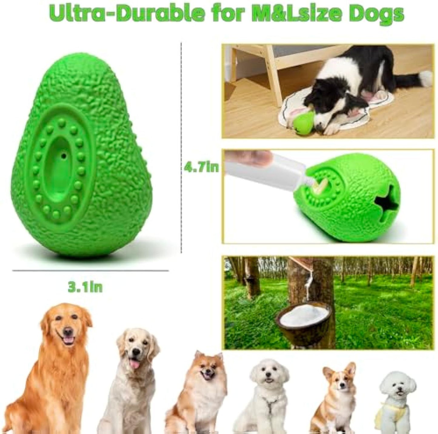 Juguetes para perros masticables para masticadores agresivos Juguete indestructible para perros Juguetes para perros grandes Juguetes de goma seguros para la dentición de perros para razas pequeñas, medianas y grandes Juguete resistente para perros