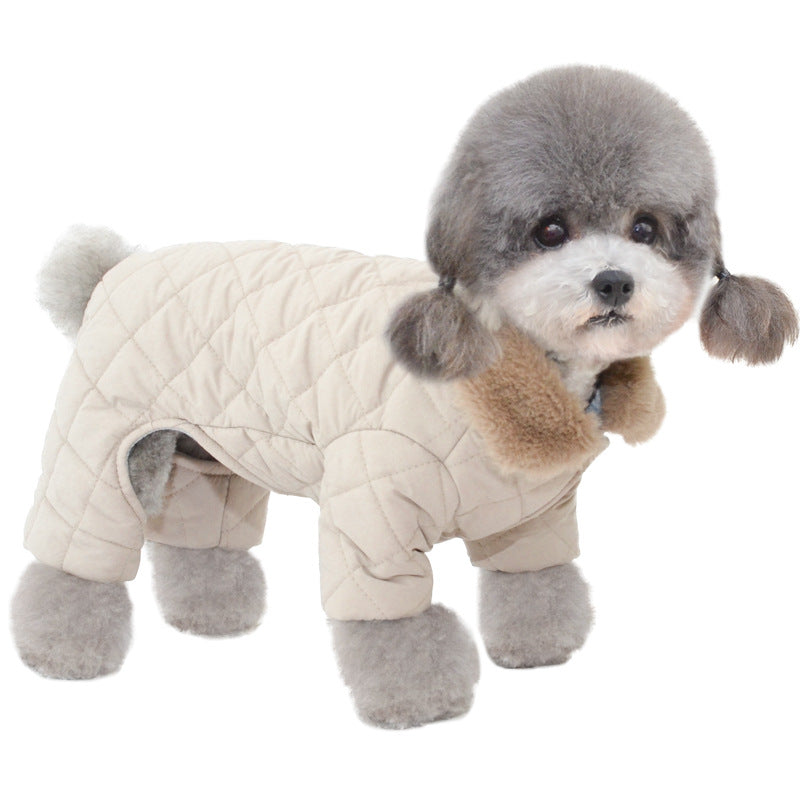 Manteau d'hiver en coton pour chien et chien, nouveau manteau en coton pour animaux de compagnie