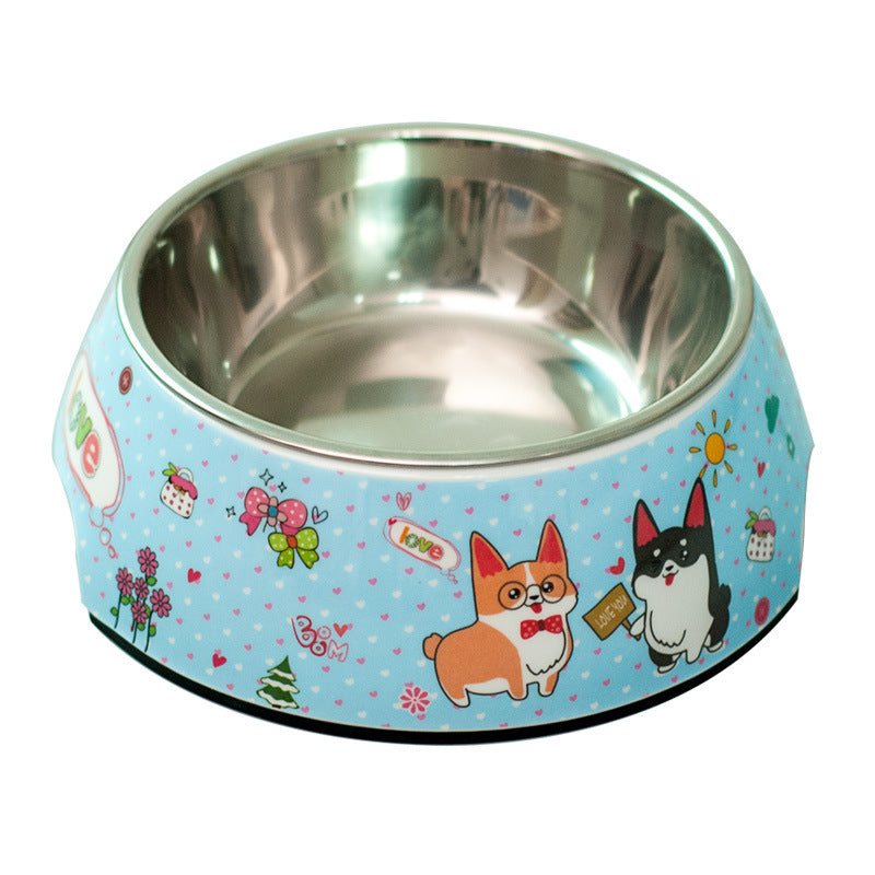 Food grade stainless steel pet dog bowl