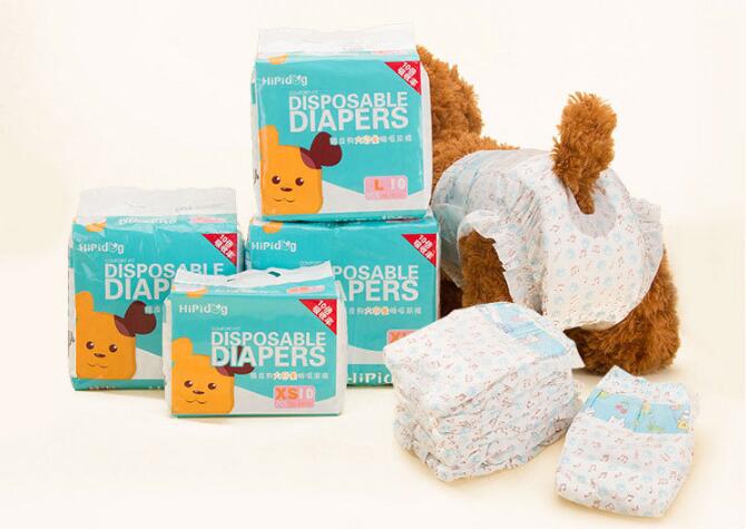 10PCS/Bag Dog Diapers