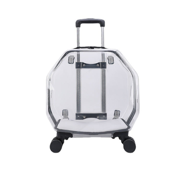 Transparent Backpack With Large Capacity And Ventilated Pet Supplies