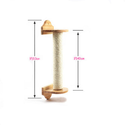 Columna rascadora para gatos de 53 cm, estructura de escalada para gatos, juguetes para mascotas