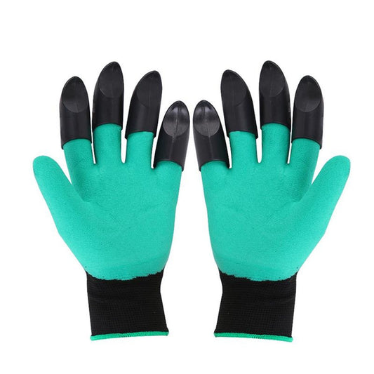 Guantes de jardín con garras, guantes de jardín impermeables para cavar y plantar, guantes de jardinería transpirables para trabajos en el jardín