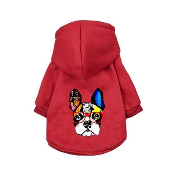 Vêtements d'hiver chauds pour chiens, sweat à capuche en coton