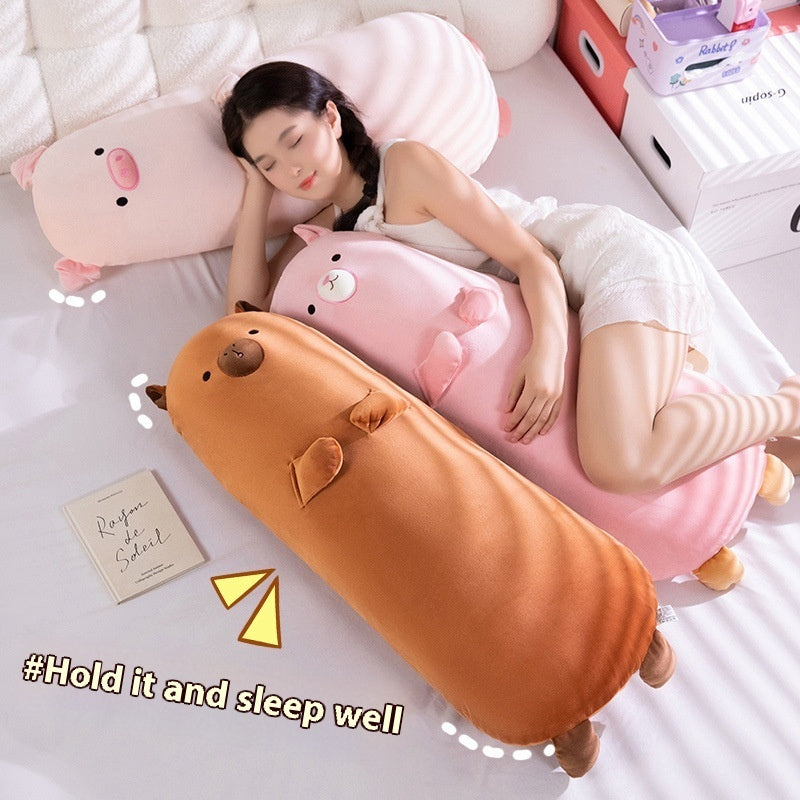 Cartoon Animal Girls' Bed Sleeping Leg-supporting Pillow