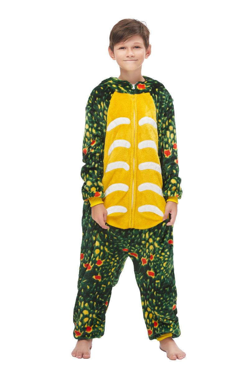 Animal one-piece pajamas