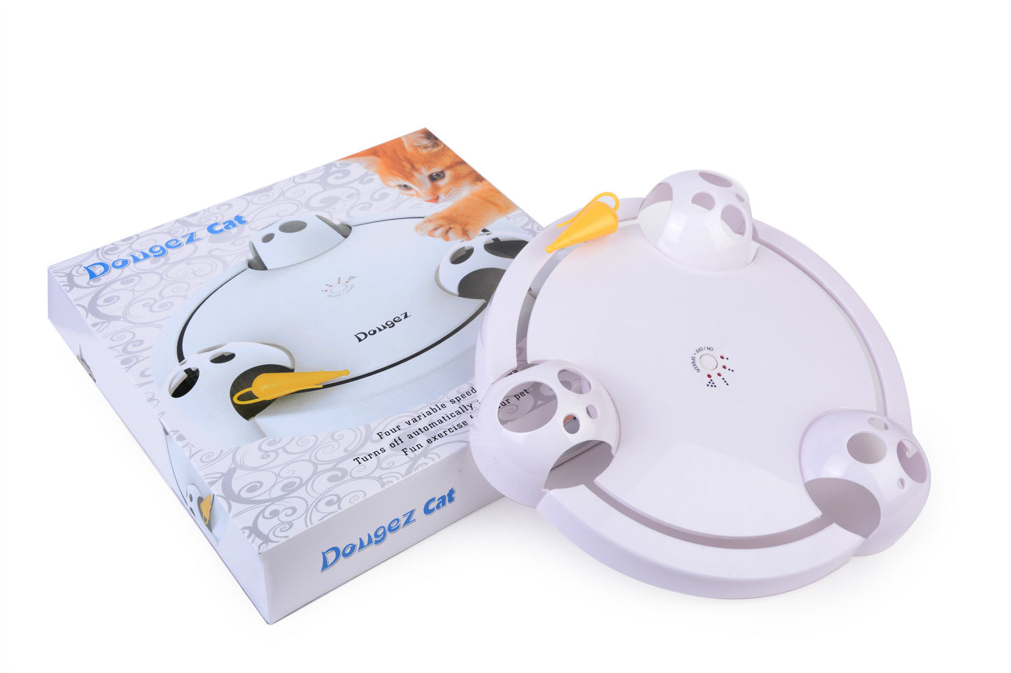 Jouet électrique château carrousel rat, jeu fou, souris attrape-disque, fournitures pour animaux de compagnie