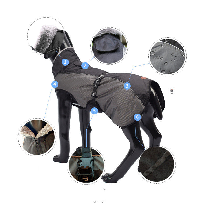 Manteau imperméable pour chien