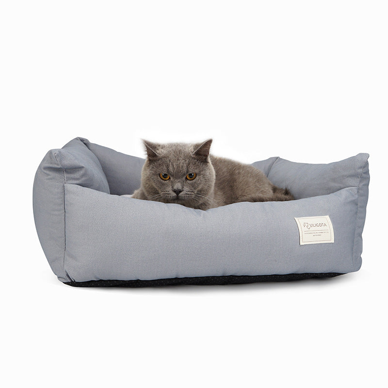 Sofá para mascotas, cama para perros, base impermeable, suave, polar, cálida, para gatos