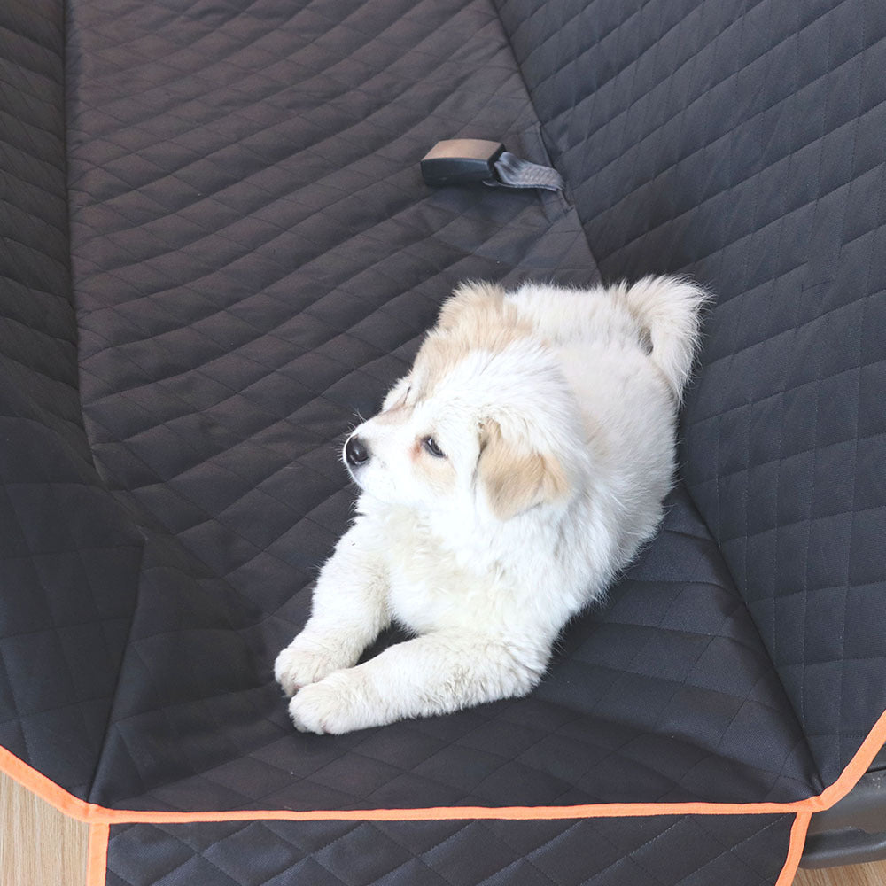 Housse de siège de voiture imperméable pour chien, tapis de voyage en maille pour chien, protection de coussin de hamac de voiture avec fermeture éclair et poche