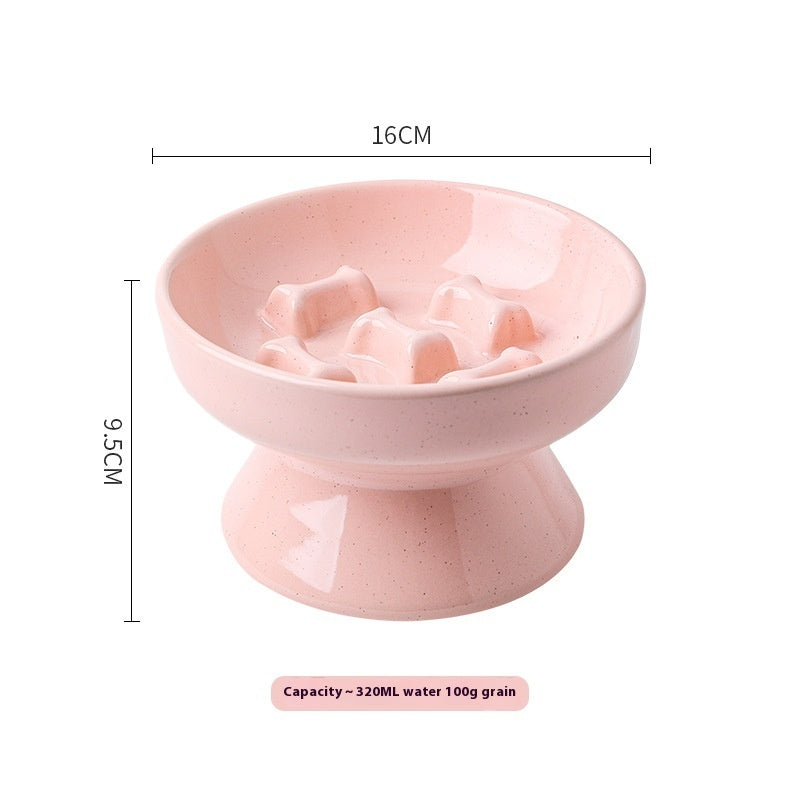 Anti-tumble Large Diameter Ceramic Pet Bowl