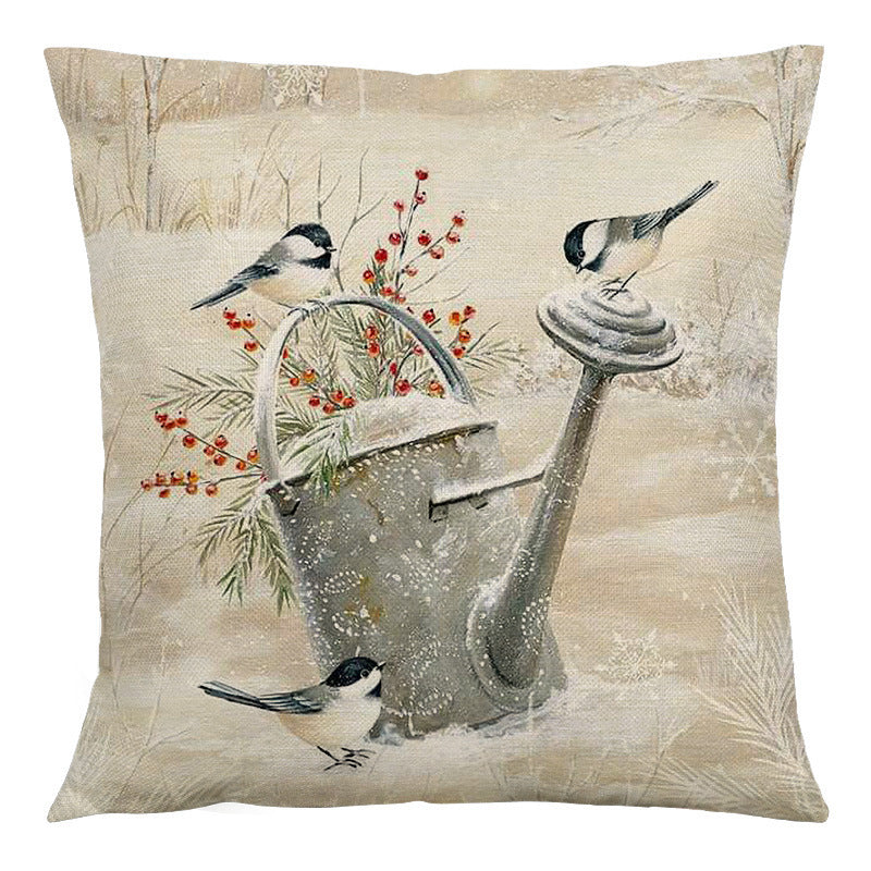 Animal Vintage Linen Home Sofa Cushion