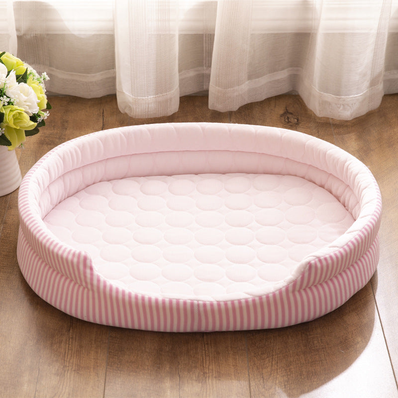 Pet Bed Ice Silk Mat Summer