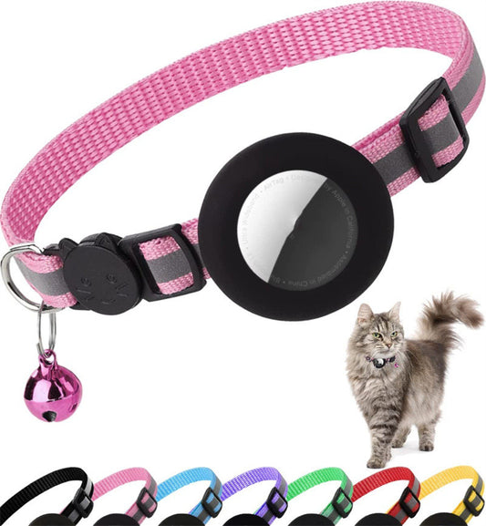 Collier pour animaux de compagnie Airatg Applicable chaton chiot réfléchissant Anti-perte collier pour animaux de compagnie cou