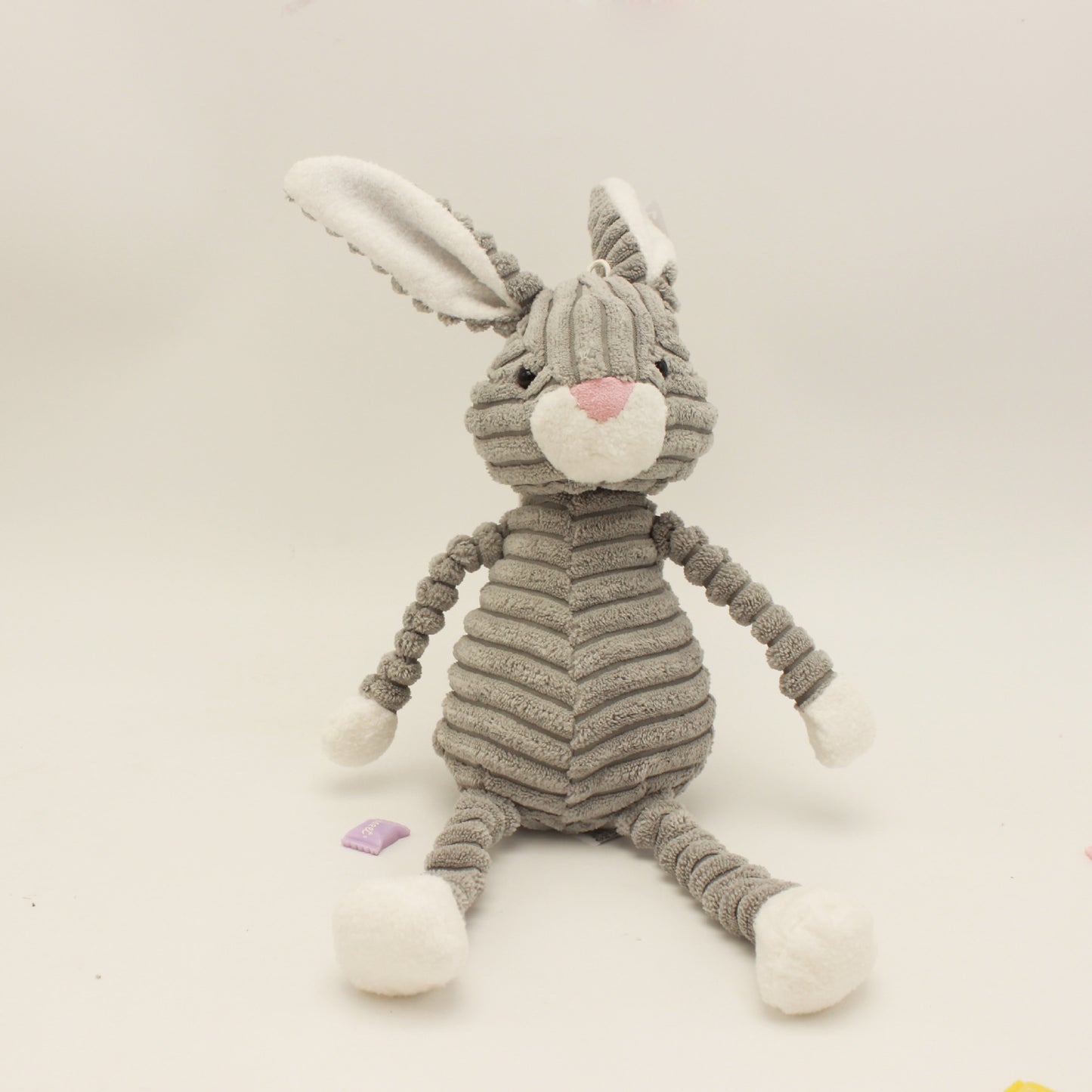 Striped animal plush toy