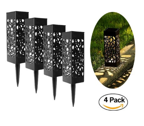 Luces solares para camino de jardín, lámpara de césped para decoración de farol de jardín, luz de camino al aire libre, lámpara Solar Led nocturna inalámbrica impermeable