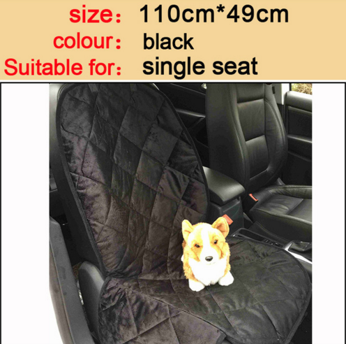 Housse de siège de voiture imperméable pour chien, tapis de voyage en maille pour chien, protection de coussin de hamac de voiture avec fermeture éclair et poche