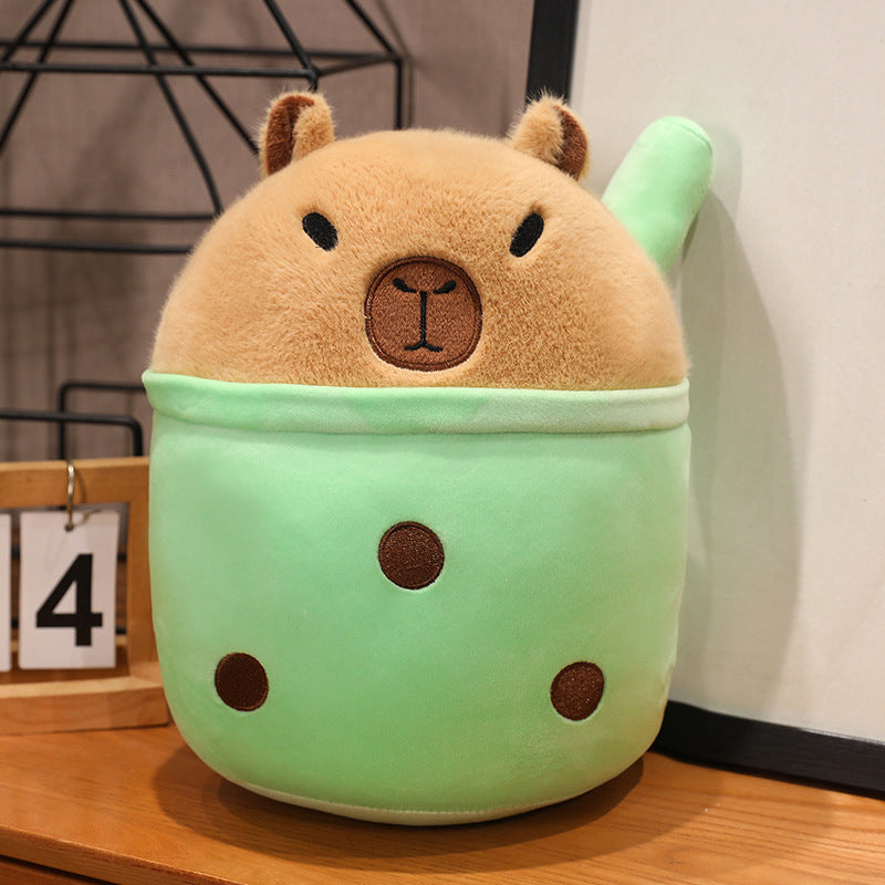 Capabala Capybara Milk Tea Transformation Doll