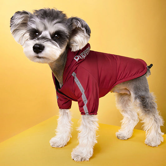 Ropa de invierno para perros más chaqueta gruesa de terciopelo