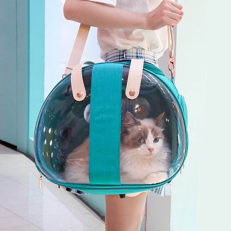 Sac à dos transparent pour chat et chien