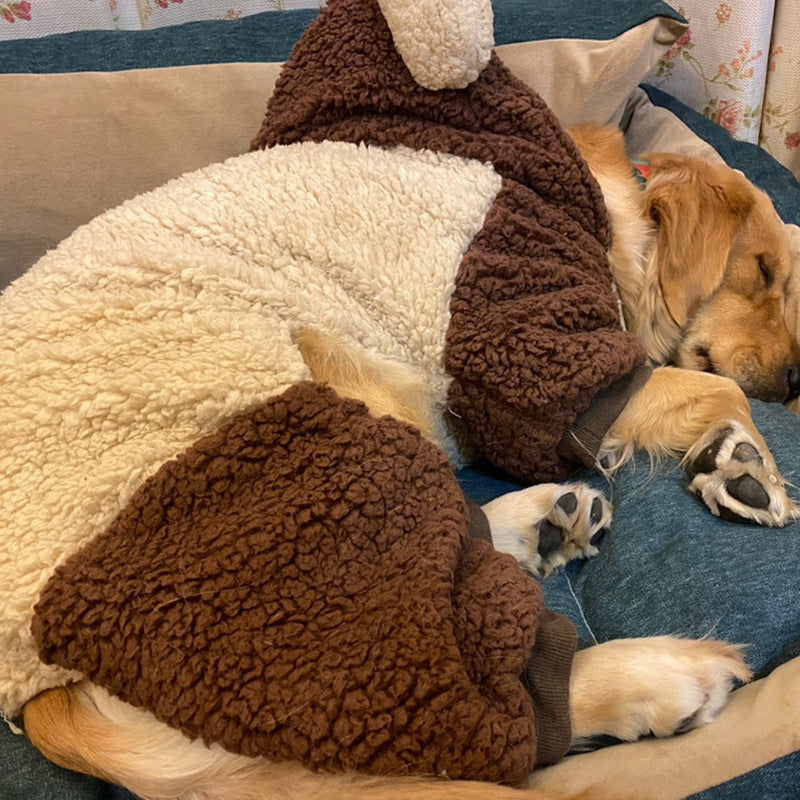 Costume d'hiver à quatre pattes pour chien Labrador