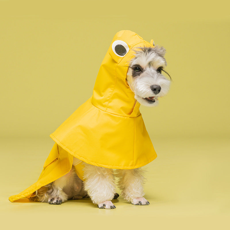 Impermeable estilo capa para perro mascota impermeable