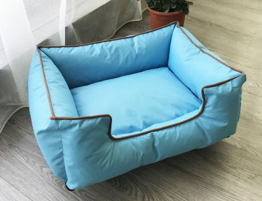 Candy-colored thin bones square denim nest medium and small dog pet kennel