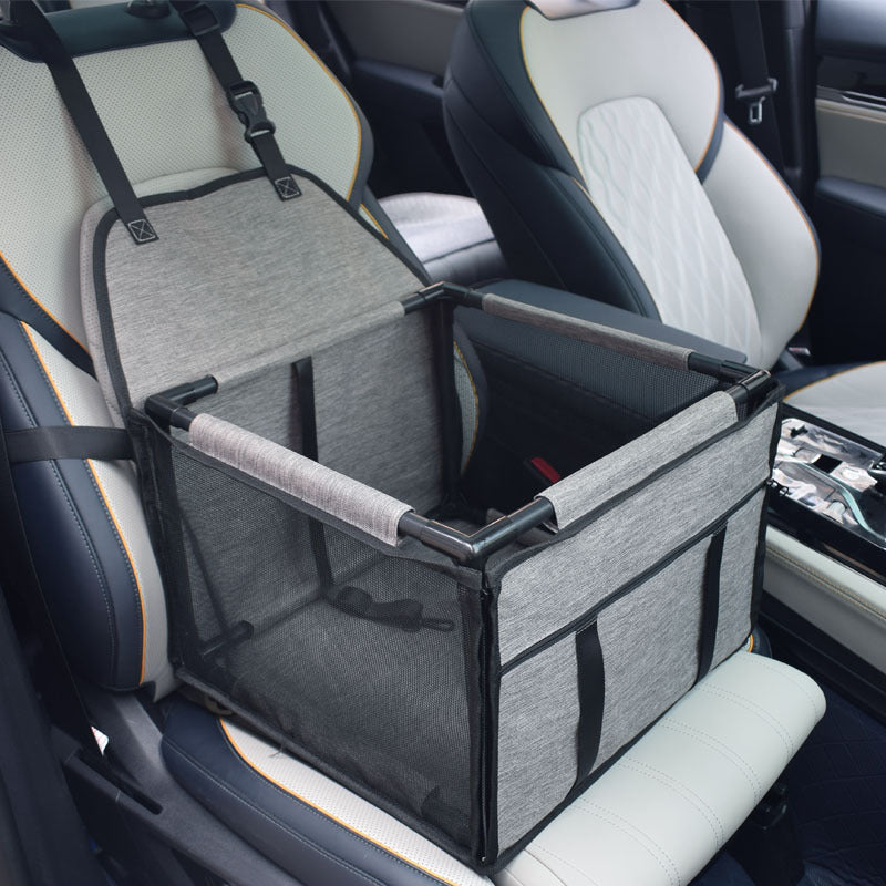 Alfombrilla para coche para perros, asiento de seguridad para mascotas, bolsa impermeable antisuciedad para uso en coche, perrera para coche