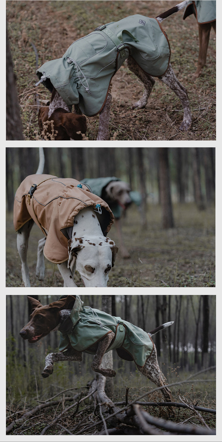 Chaqueta de exterior suave impermeable a prueba de viento y cálida para perros