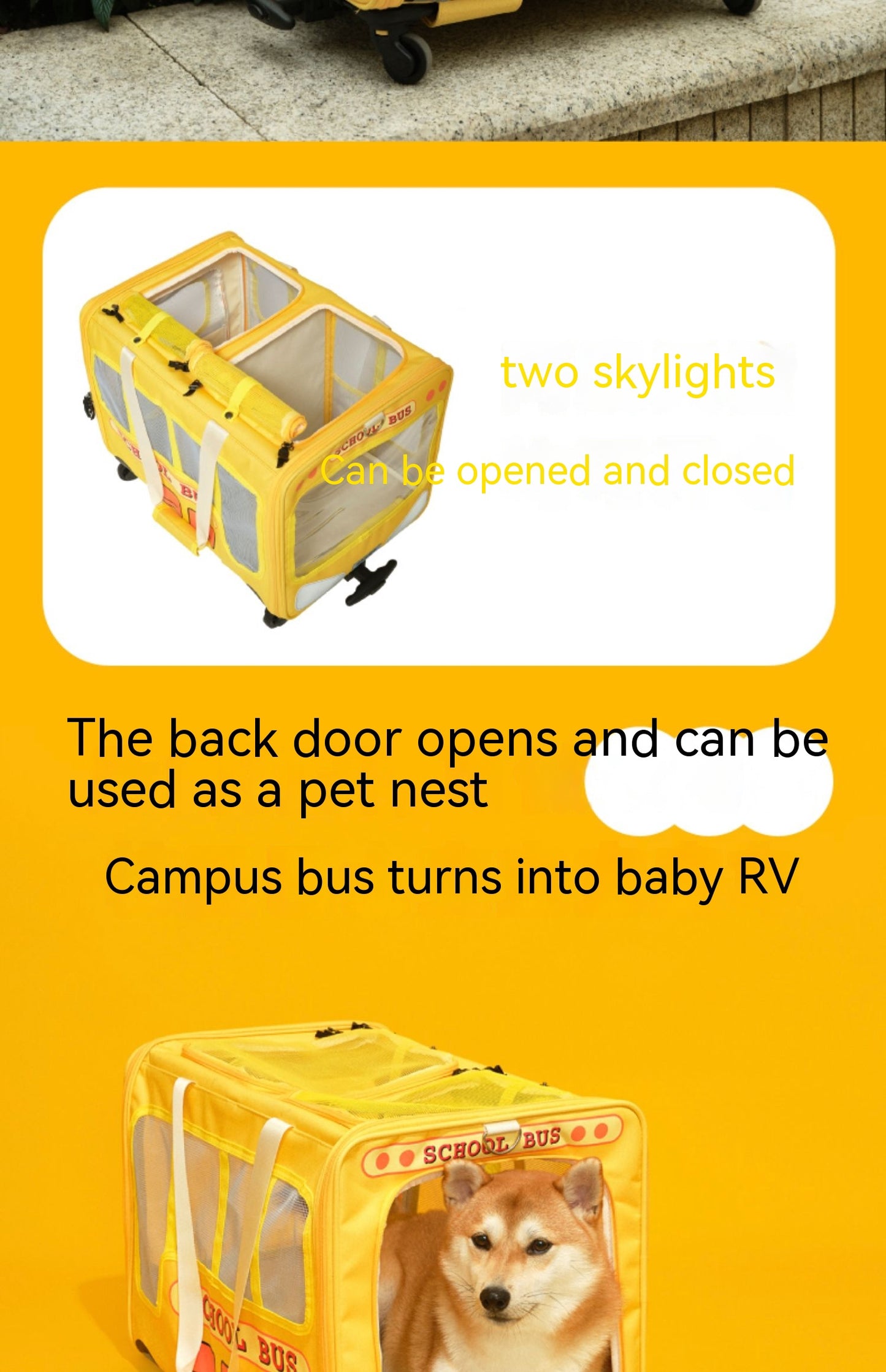 Campus Bus Outbound Trolley Box Cat Nest