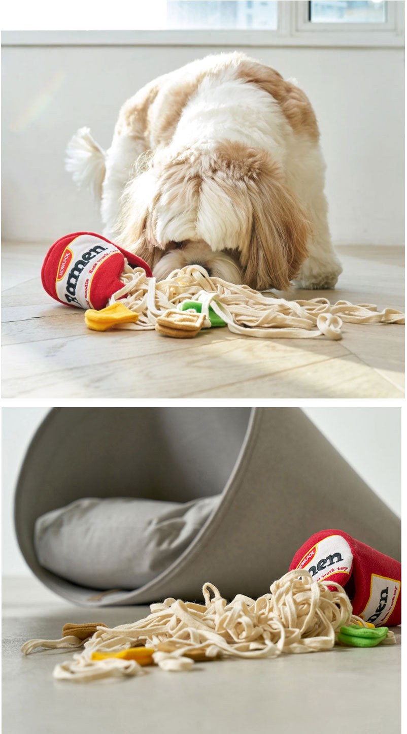 Ramen Smell Interactive Pet Food Leakage Toy