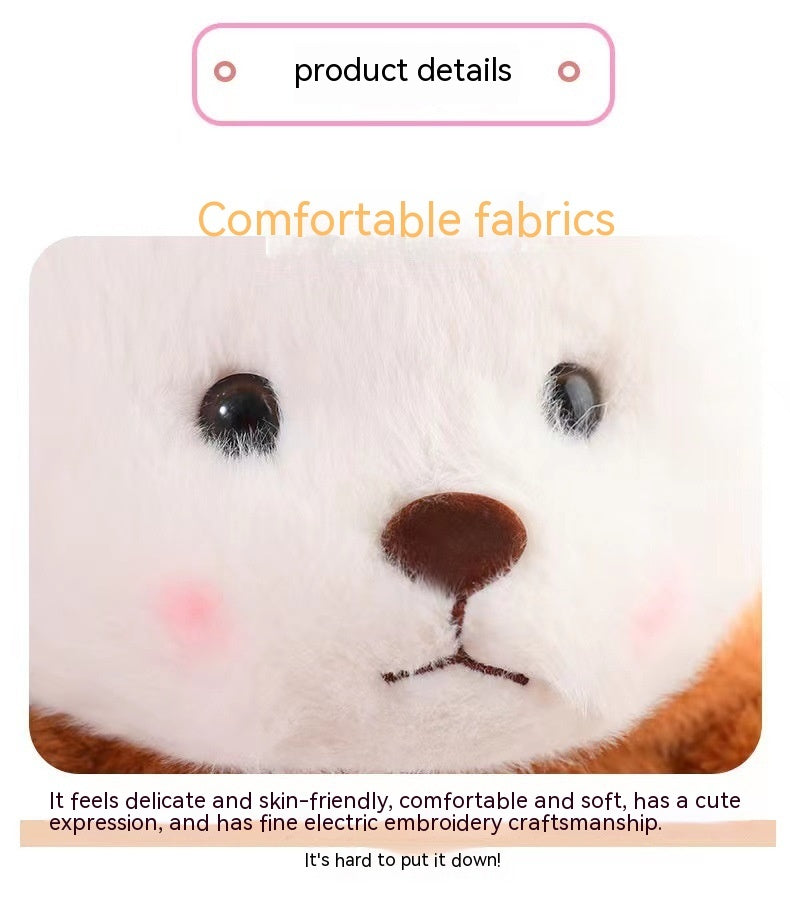 Lindo osito de peluche transformable de capibara, una celebridad de Internet