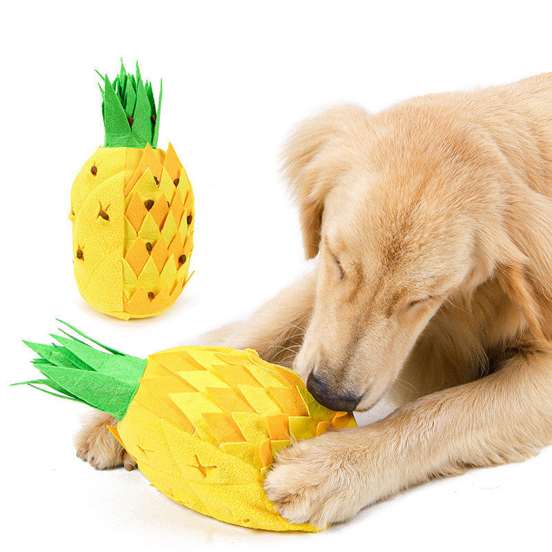 Household Pineapple Sniffing Pet Toy