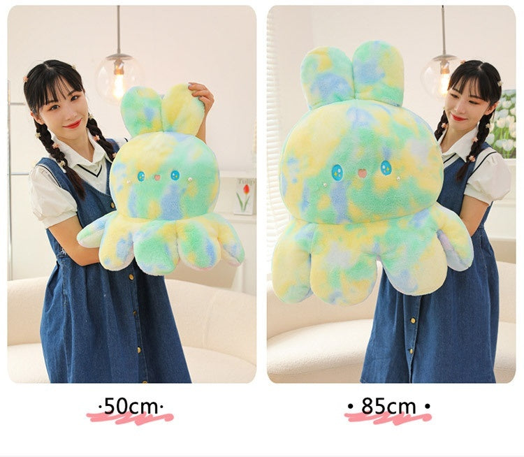 Two-sided Color-changing Octopus Rabbit Doll