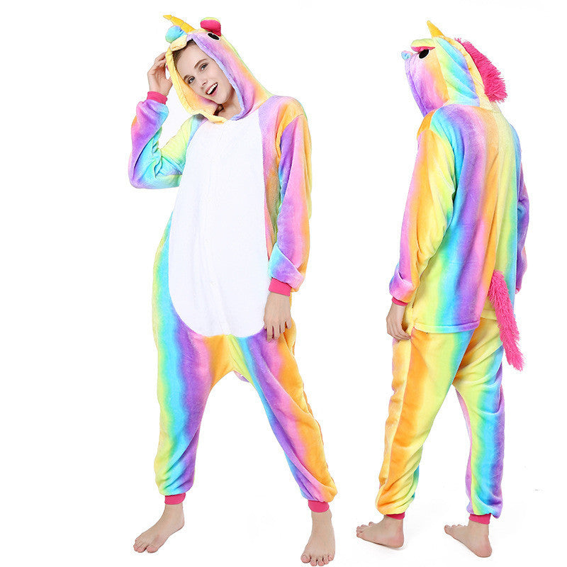 Animal one-piece pajamas