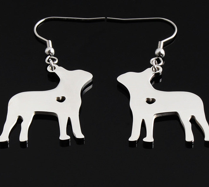 Stainless steel animal earrings