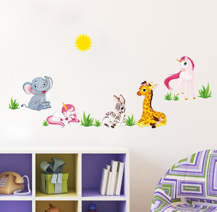 Sticker mural Animaux chambre d'enfant