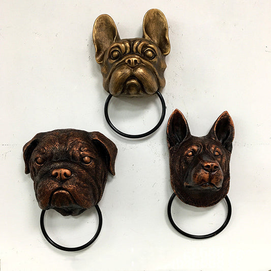 Animal Head Door Ring Home Indoor Decorative Crafts