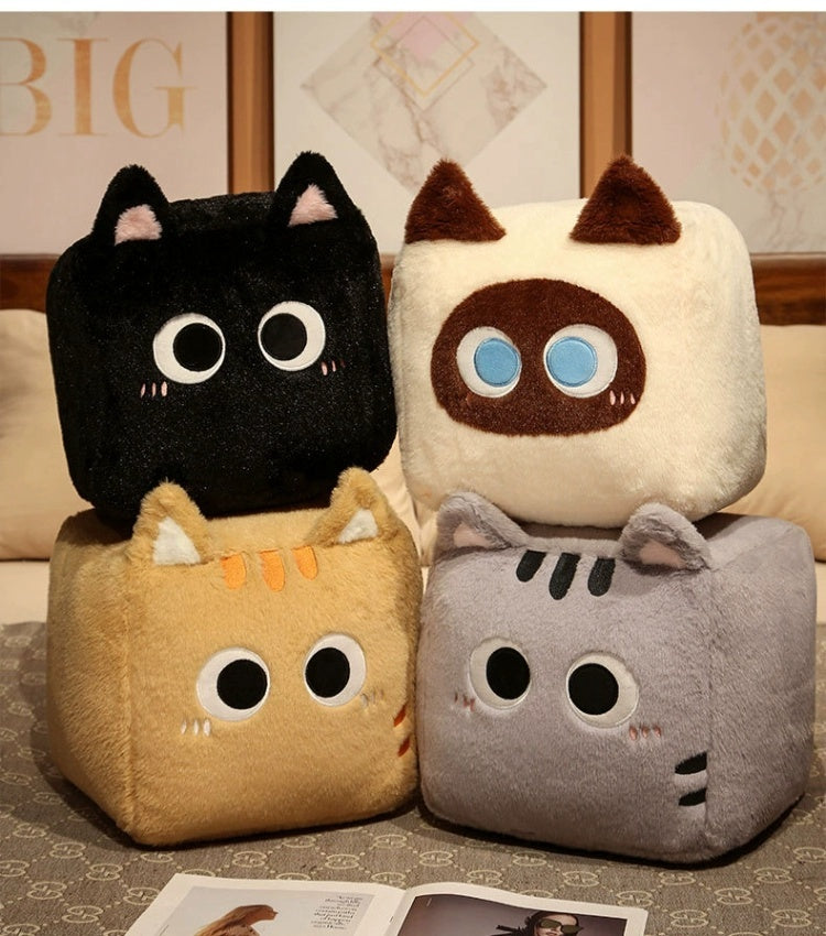 Square Cat Doll Sleeping Pillow Plush Toy