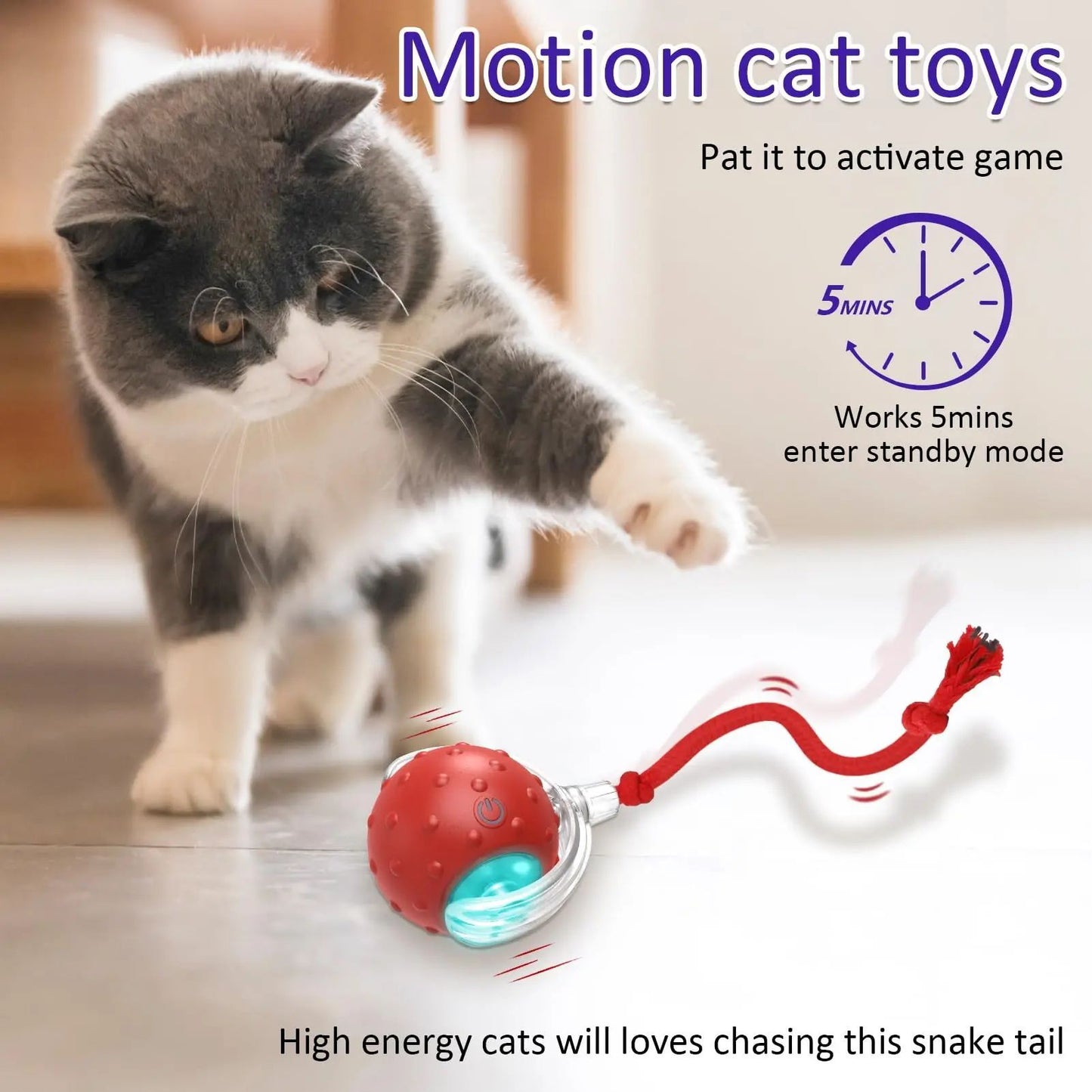 Nouveau Chat boule roulante oiseau gazouillis interactif chats animaux jouets Mot produits pour animaux de compagnie