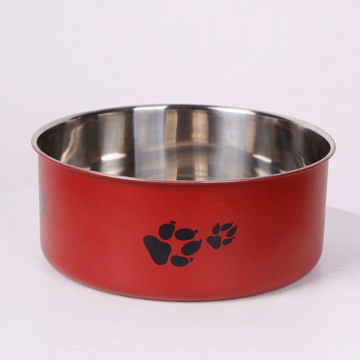 Gamelle pour chien en acier inoxydable Gamelle pour chat anti-chute de grande capacité