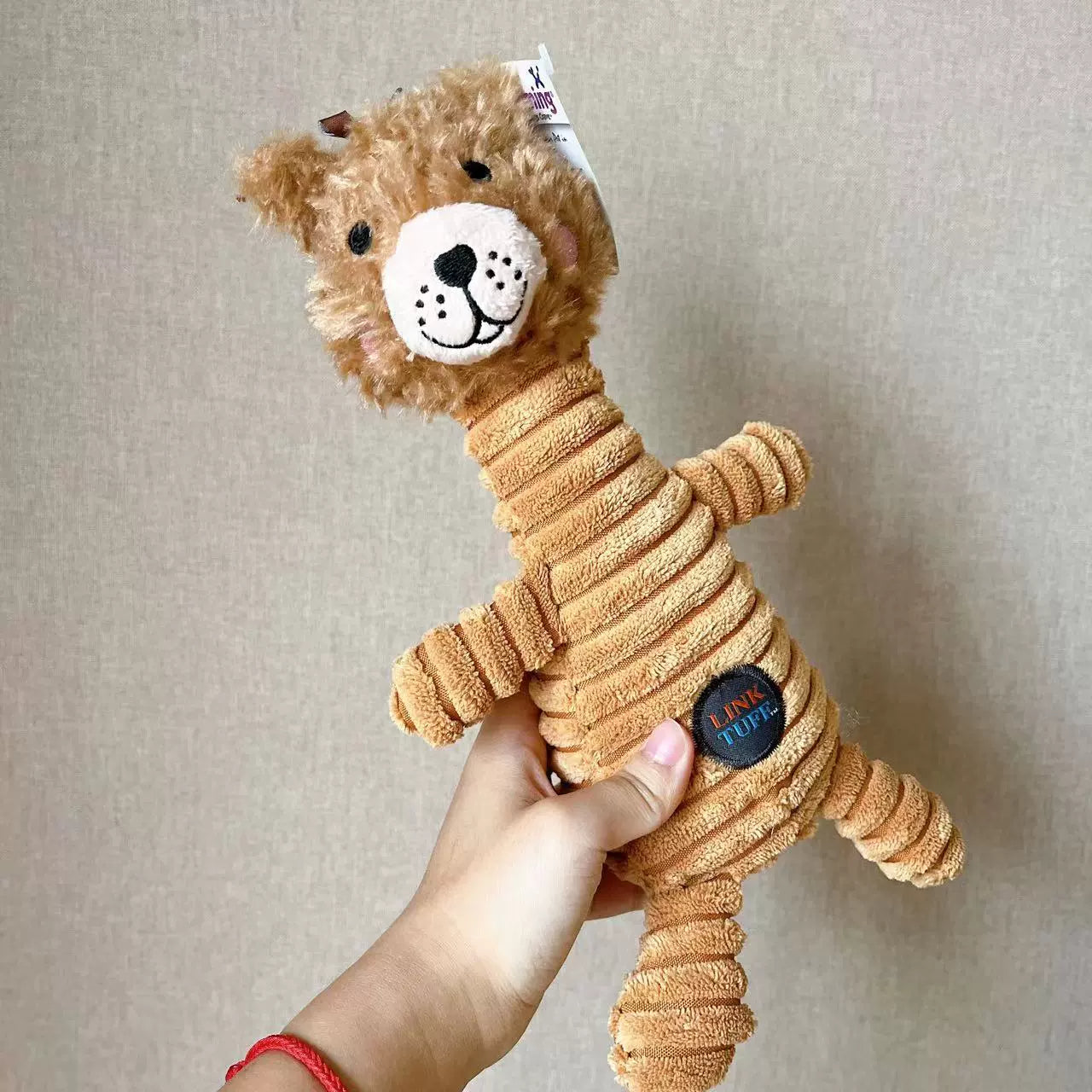 Série Animale, jouet en peluche résistant aux morsures vocales, singe, Shiba Inu Corgi