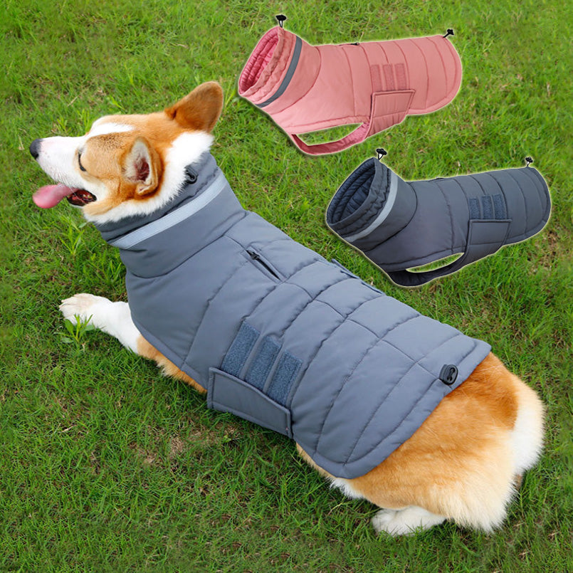 Nuevo abrigo de invierno para perros, ropa impermeable para mascotas para perros medianos y grandes, chaleco grueso y cálido para perros, chaqueta de Labrador personalizada