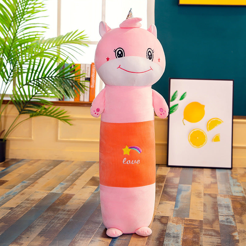 Animal cylindrical pillow doll