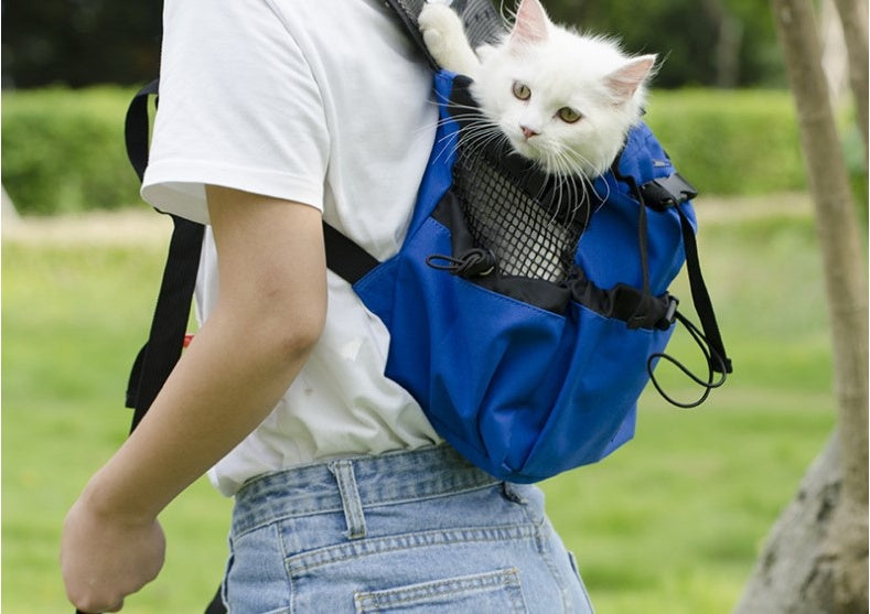 Sac à dos pour animaux de compagnie ventilé et respirant