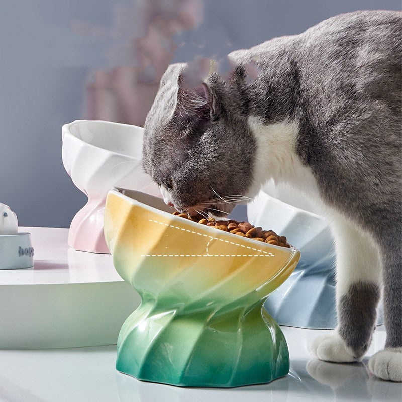 Bol pour chat bol de nourriture antidérapant en céramique bol de riz