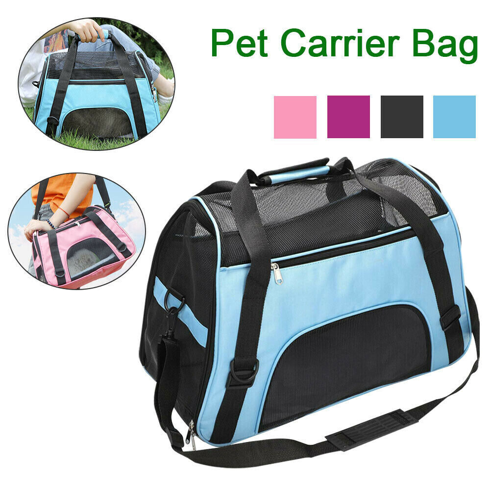 Bolsa portamascotas grande AVC, bolsa de viaje portátil de tela suave para perros, gatos y cachorros