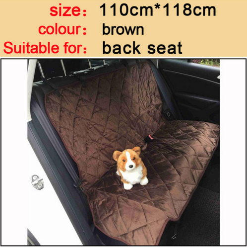 Housse de siège de voiture imperméable pour chien, tapis de voyage en maille pour chien, protection de coussin de hamac de voiture avec fermeture éclair et poche