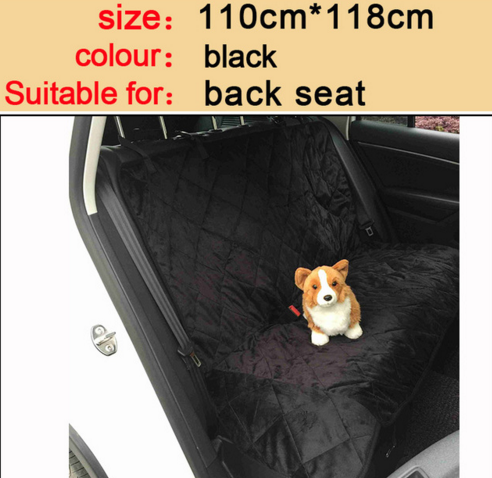 Waterproof Dog Car Seat Cover Pet Dog Travel Mat Mesh Dog Carrier Car Hammock Cushion Protector With Zipper And Pocket