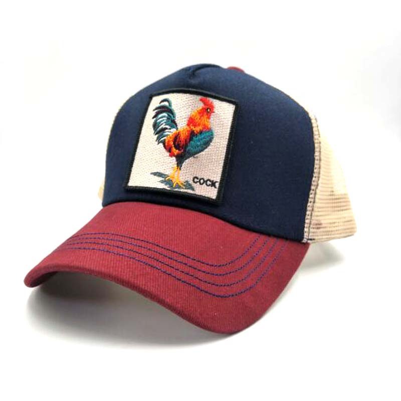 Gorra de béisbol con estampado animal